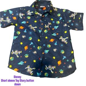 Disney toddler button down Toy Story